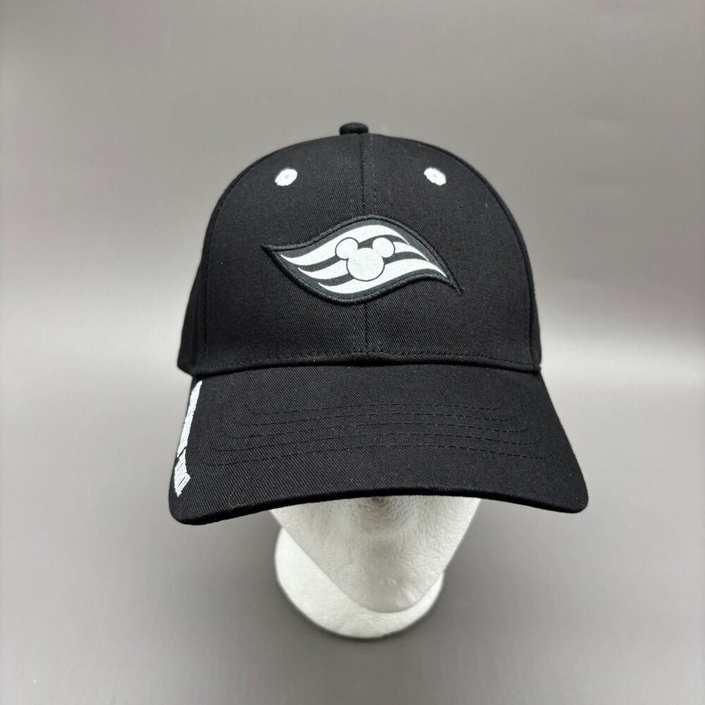 Disney Cruise Line Entertainment Technical Crew Hat Mickey Logo Black Cap